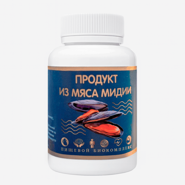 Пищевой биокомплекс «Продукт из мяса мидий» 30 капсул